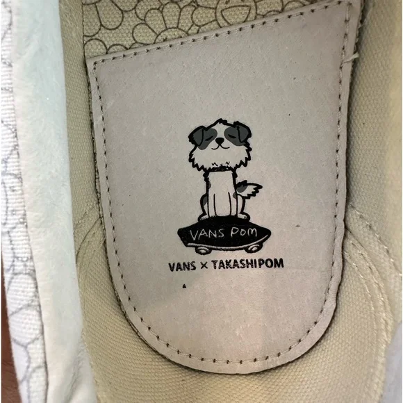 Takashi Murakami X Vans Classic Slip On Flower Silver - Picture 10 of 10